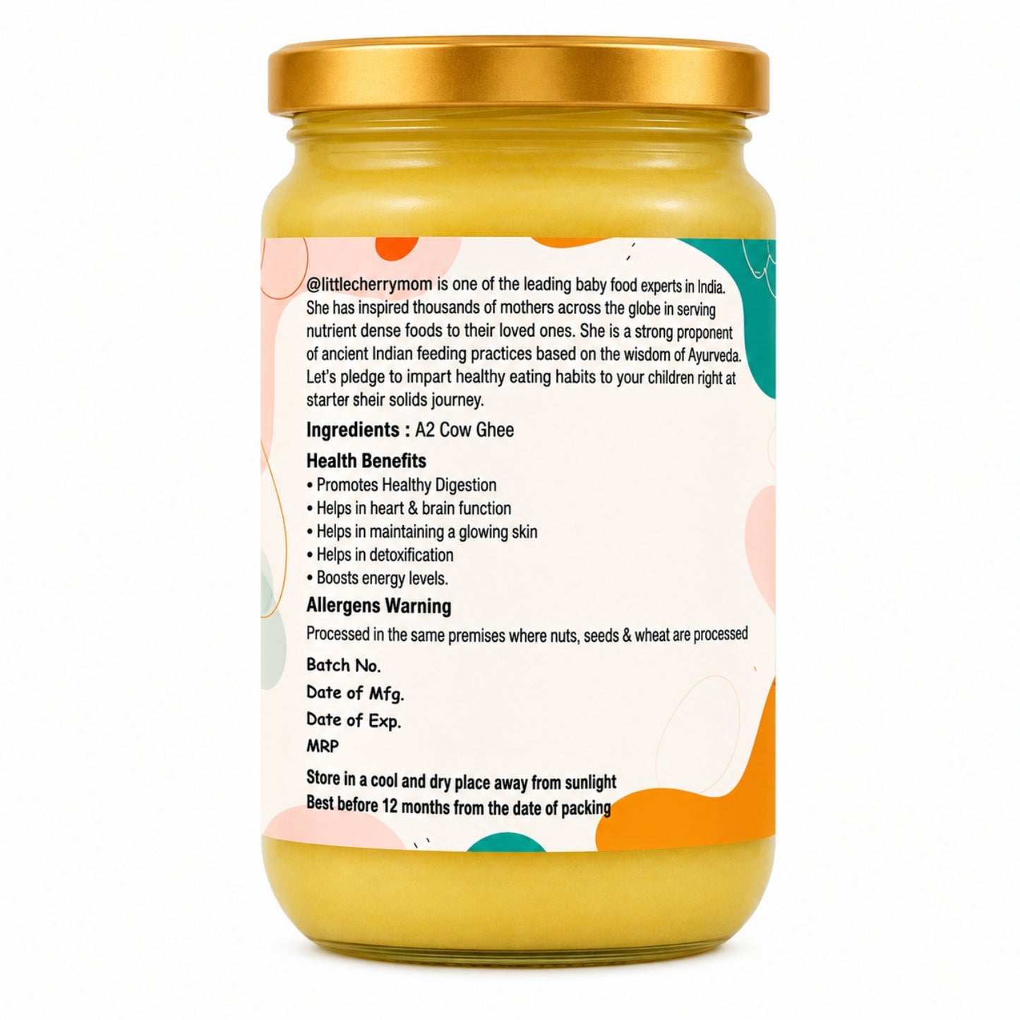 Littlecherrymom Winter Immunity Booster Combo — Amlaprash, Turmeric Milk Mix & A2 Bilona Ghee for Families