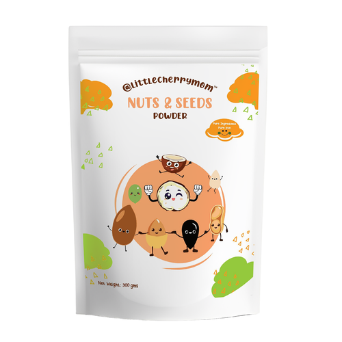 Littlecherrymom Nuts & Seeds Health Mix Powder - 300 g - Natural Energy & Nutrition For Kids