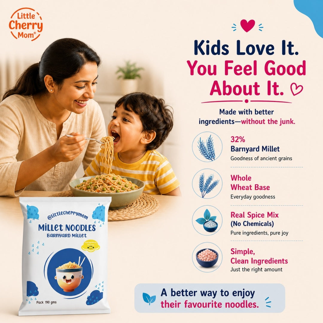 Littlecherrymom Barnyard Millet Noodles - 190gm