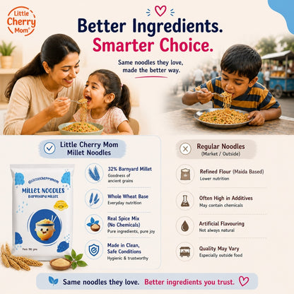 Littlecherrymom Barnyard Millet Noodles - 190gm