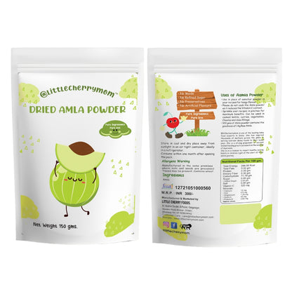 Littlecherrymom Immunity Booster Combo - 1x300g Nuts & Seeds Powder, 1x150g Dried Amla Powder