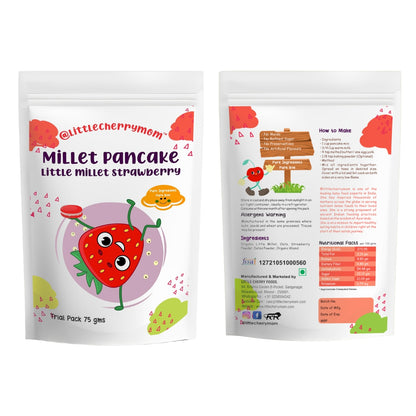 Littlecherrymom Pancake Trial Combo — Healthy Pancake Mix Combo for Kids | 5 Flavours | No Maida, No Refined Sugar