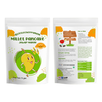 Littlecherrymom Pancake Trial Combo — Healthy Pancake Mix Combo for Kids | 5 Flavours | No Maida, No Refined Sugar