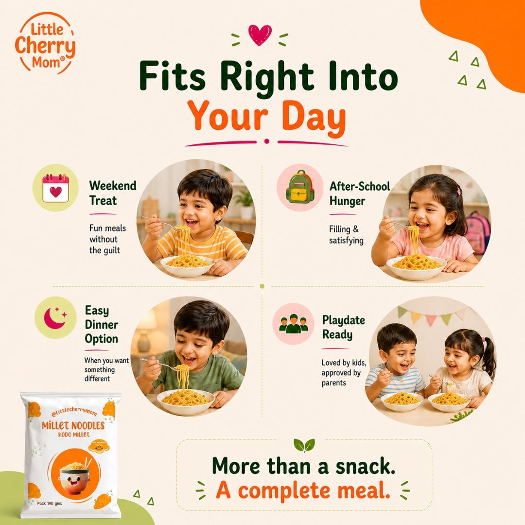 Littlecherrymom Kodo Millet Noodles - 190gm