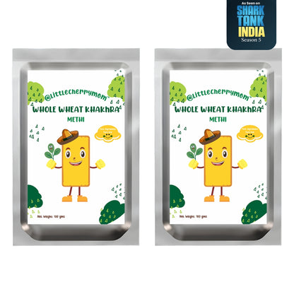 Whole Wheat Khakhra - Methi Flavour (100×2) 100 gm each