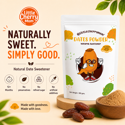 Littlecherrymom Dates Powder 300g — Natural Sweetener for Babies & Families | No Refined Sugar