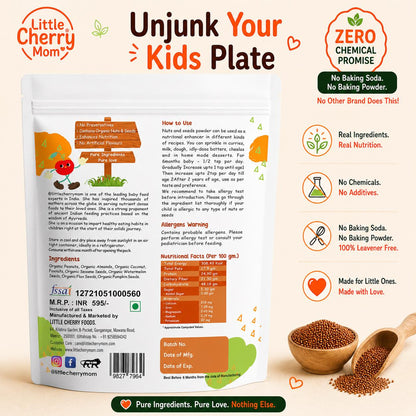 Littlecherrymom Ragi Choco Banana Pancake Mix — Healthy Pancake Mix for Kids | Made with Sprouted Ragi & Real Banana