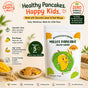 Littlecherrymom Jowar Mango Pancake Mix — Healthy Pancake Mix for Kids | Made with Sprouted Jowar & Real Mango