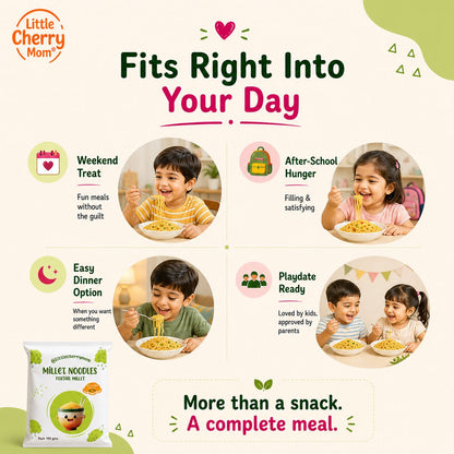 Littlecherrymom Foxtail Millet Noodles - 190gm