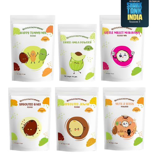 Littlecherrymom Nutri Basket Combo — Starter Nutrition Combo for Babies & Families | Sprouted Millet & Superfood Essentials